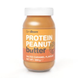 GymBeam Unt de arahide proteic caramel sărat
