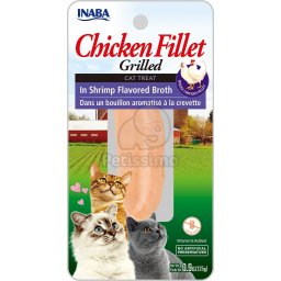 INABA Cat Grilled Chicken Fillet - în supă de creveți 25 g