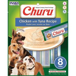 INABA Dog Churu Purée - pui și ton 8 x 20 g