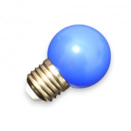Bec LED G45 albastru matuit E27 10 buc