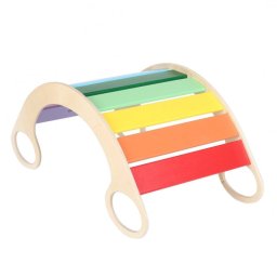 Tuktuk Balansoar Montessori 5in1 pentru copii - Curcubeu