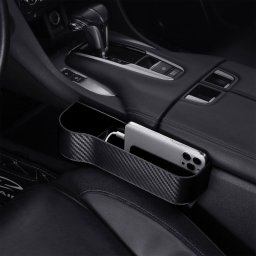 MXM Organizator auto între scaune negru - stânga