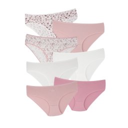 Chiloti basic dama, Florya Powder, set 7 perechi (Marime chilot: XL)