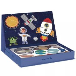 Tooky Toy: Puzzle magnetic în cutie - Spațiul