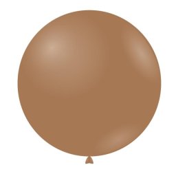 Set 2 baloane latex jumbo maro teracota 46 cm
