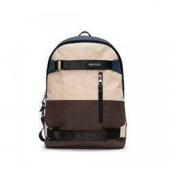 Penar Rucsac BESTLIFE Col-Skate, 42x30x15cm, compartiment laptop 14.1 inch, albastru/bej/maro