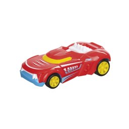 Masinuta Hot Wheels Mondo MDHW512265 Growler PullBack Flash Runner, Rosu, dimensiune 12 x 6.5 x 5.4 cm, 3+