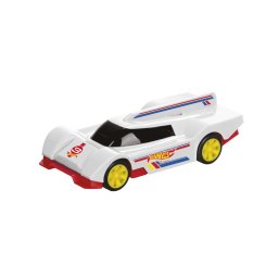 Masinuta Hot Wheels Mondo MDHW512263 Gruppo X24 PullBack Flash Runner, Alb, dimensiune 12 x 6.5 x 5.4 cm, 3+