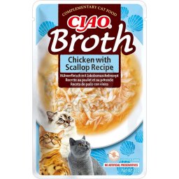 Inaba Cat Ciao Broth - pui & scoici 40 g