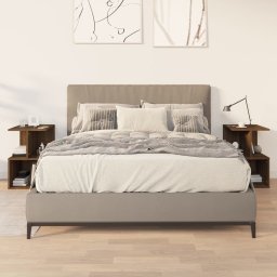 Noptiere, 2 buc., stejar maro, 35x35x55 cm, lemn prelucrat GartenMobel Dekor