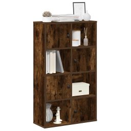 Biblioteca, stejar fumuriu, 60x24x101,5 cm, lemn prelucrat GartenMobel Dekor