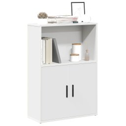 Biblioteca, alb, 60x24x85 cm, lemn prelucrat GartenMobel Dekor