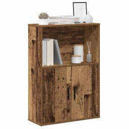 Biblioteca, lemn vechi, 60x24x85 cm, lemn prelucrat GartenMobel Dekor