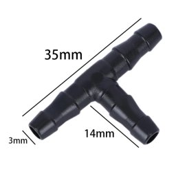 MXM Conector în T pentru furtun de irigare de 4/7 mm