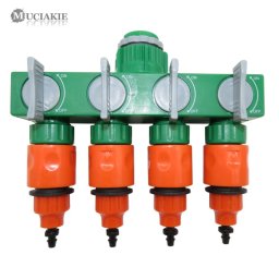 MXM Distribuitor 4 cai furtunuri de gradina + 4x cuplare rapida + 8x reductor