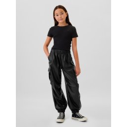GAP Children's leatherette cargo pants - Girls