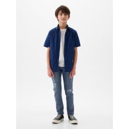 GAP Children's slim jeans Rip & Repair - Boys