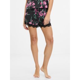 Black women's satin pajama shorts ORSAY - Women's