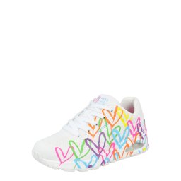SKECHERS Sneaker low 'Uno-Highlight Love' galben / portocaliu închis / roz / alb