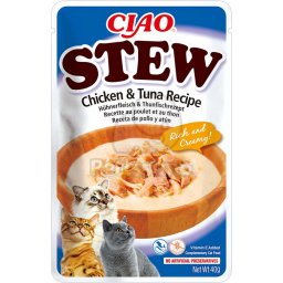 Inaba Cat Ciao Stew - pui, ton 40 g