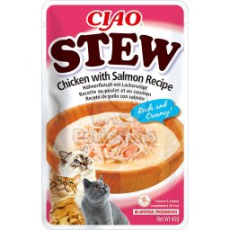 Inaba Cat Ciao Stew - pui, somon, scoici 40 g