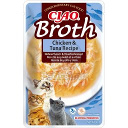 Inaba Cat Ciao Broth - pui, ton 40 g