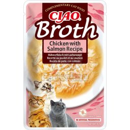 Inaba Cat Ciao Broth - pui, somon 40 g