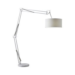 Lampadar Redo 02-385 AZAR 1xE27/42W/230V alb/crom
