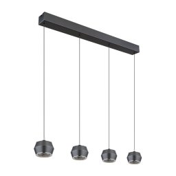 Lustră LED pe cablu Globo 15209-4 MARTHY 4xLED/6W/230V