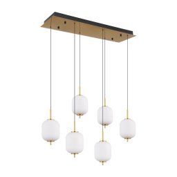 Lustră LED pe cablu Globo 15217-6 EWALD 6xLED/6,7W/230V