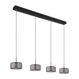 Lustră LED pe cablu Globo 15634-4 FOGSY 4xLED/8W/230V