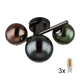 Lustră LED aplicată Globo 56142-3W RIHA 3xG9/3,5W/230V