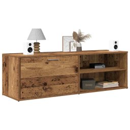 Dulap TV Lemn vechi 120x34x37 cm Lemn prelucrat GartenMobel Dekor