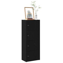 Biblioteca Stejar negru 40x24x102 cm Lemn prelucrat GartenMobel Dekor