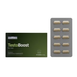 Cobeco CoolMann Explozie de Testosteron 40 tablete Creste Libidoul si Activitatea Hormonilor Sexuali