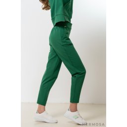 Pantaloni de Trening Adelyn din Tricot Verde
