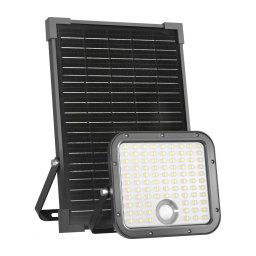 Proiector LED solar de exterior cu senzor LED/30W/6,4V IP65 3000/4000K