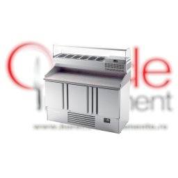 Masă frigorifică pentru pizza 1490x700x885 mm, 355+35 L, Infrico Spania