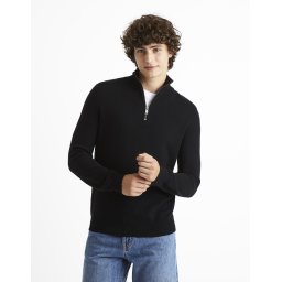 Celio Celim Sweater with Zipper Collar - Men's