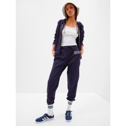 Pantaloni sport pentru femei GAP - albastru inchis