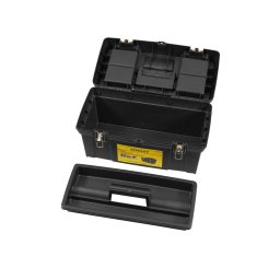 Stanley 1-92-066, cutie de depozitare 19" cu inchizatoare metalica, 2 organizatoare si tava