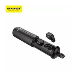 Bluetooth headphones 5.0 T55 TWS + dock station black