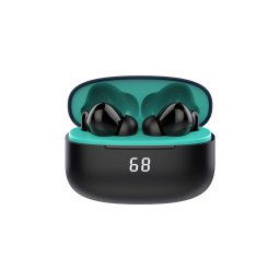 Casti bluetooth Akai Earbuds BTE-J450AENC, ANC, ENC, Negre