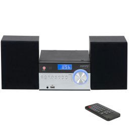 Sistem audio Camry CR1173, Mini Hi-Fi sistem, Bluetooth, CD-ROM, USB, Stereo, 28W, FM/AM radio, X-Bass
