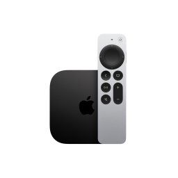 Apple TV 4K Wi‑Fi + Ethernet, 128 GB, Negru/Argintiu