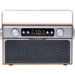 Radio bluetooth 5.0 MECR1183 portabil cu aspect retro, memorie 50 posturi, redare de pe USB si card SD, intrare auxiliara, ceas, putere 16W (CR 1183)