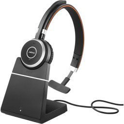 Jabra Evolve 65 Casti Prin cablu & Wireless Banda de fixare pe cap Apeluri/Muzica Micro-USB Bluetooth Stand de incarcare Negru (6593-833-399)