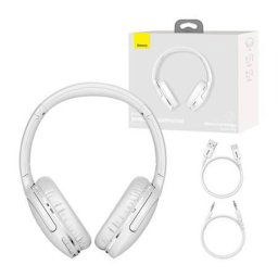 Casti Bluetooth Wireless Noise Reduction, Baseus Encok D02 Pro (NGTD010302), White (NGTD010302)