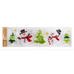 Decor de fereastră gel - 15 x 55 cm