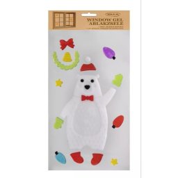 Decor de ferestre gel - 15 x 30 cm